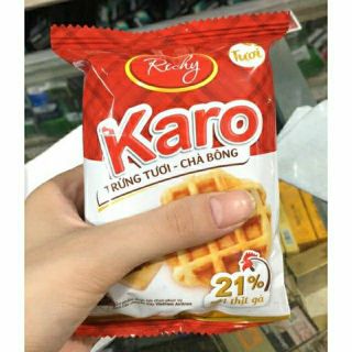 Bánh tươi trà bông karo richy