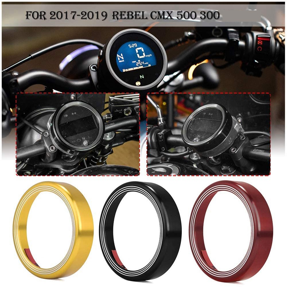 Phù Hợp Ốp Bảo Vệ Đồng Hồ Tốc Độ Dành Cho Xe Mô Tô Honda Rebel CMX500 CMX300 2017-2021 +