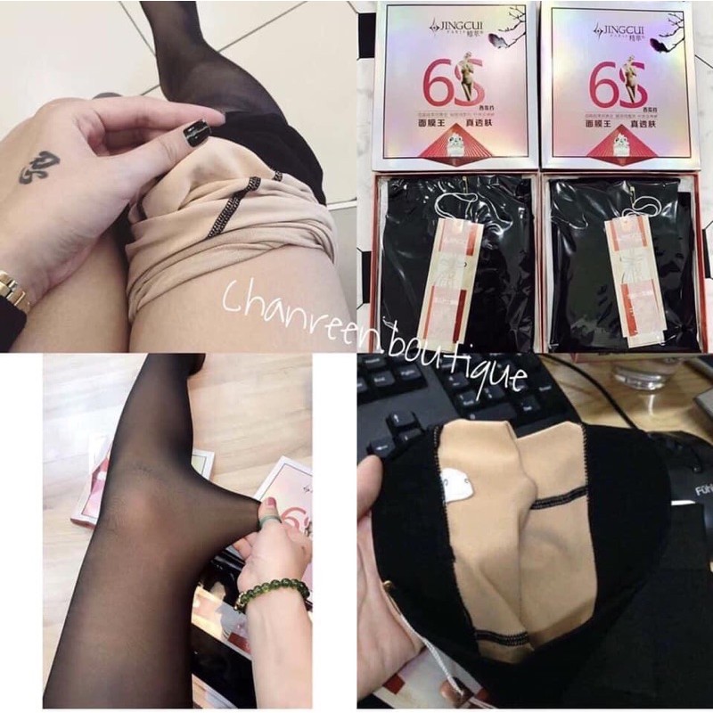 Quần tất 3D 6S đánh lừa thị giác