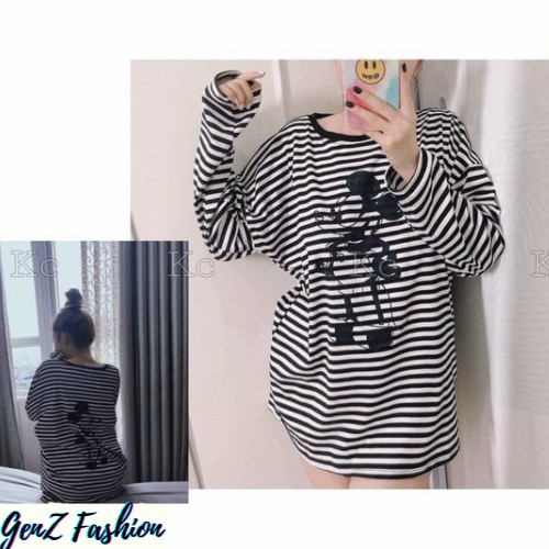 ⭕️ [CÓ HÌNH/VIDEO THẬT - HÀNG CAO CẤP] Áo Thun Mickey Dài Tay Chất Nỉ Thun_Mã 071_GenZ Fashion