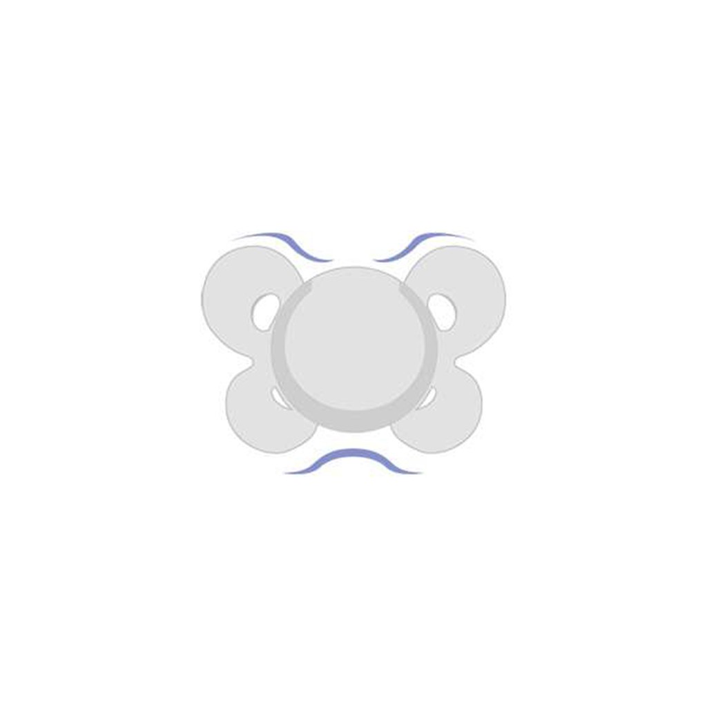 Ty ngậm Chicco silicon Physio Comfort màu hồng/Màu xanh 0 - 6M