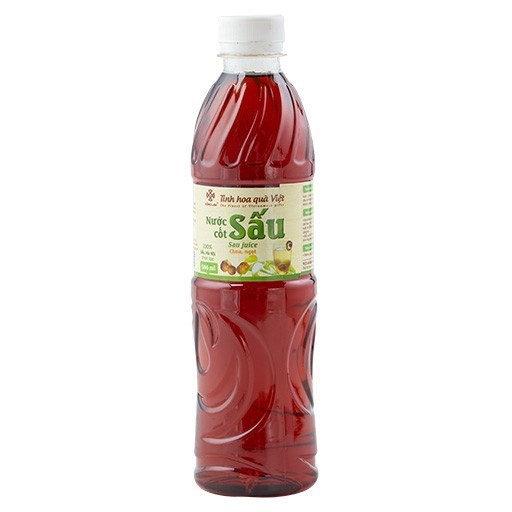 Nước Cốt Sấu Tươi Hồng Lam - Vị Chua Ngọt - 500ml/Chai