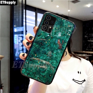 ETSupply for Samsung Galaxy A32 4G A32 5G Case Luxury Fashion Female Lady Phone Cases Rhinestone Soft Cover Green Purple Girl Housing for Samsung A32 4G A32 5G