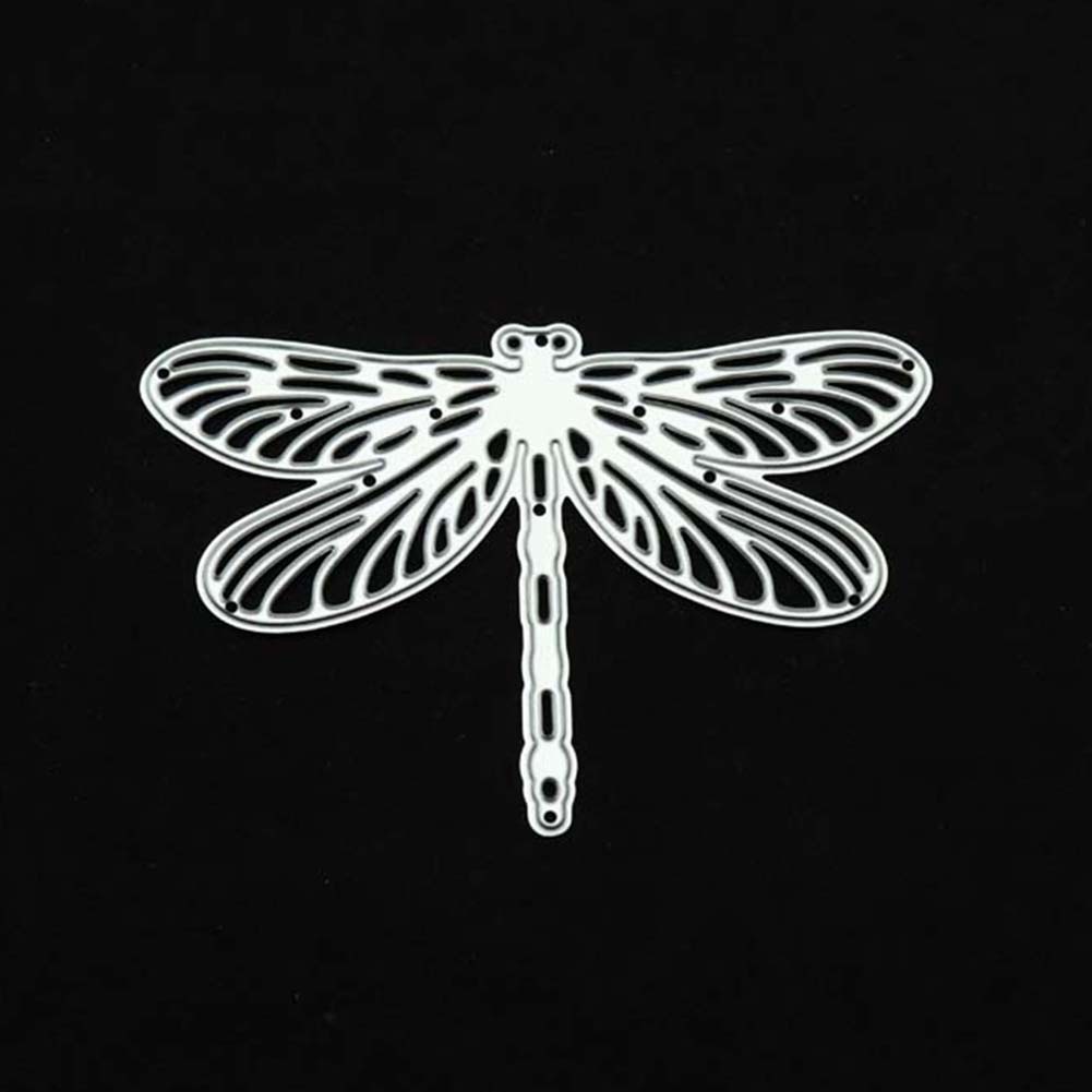 【Green】Dragonfly Metal Cutting Dies DIY Scrapbook Emboss Paper Cards Making Decor Mold