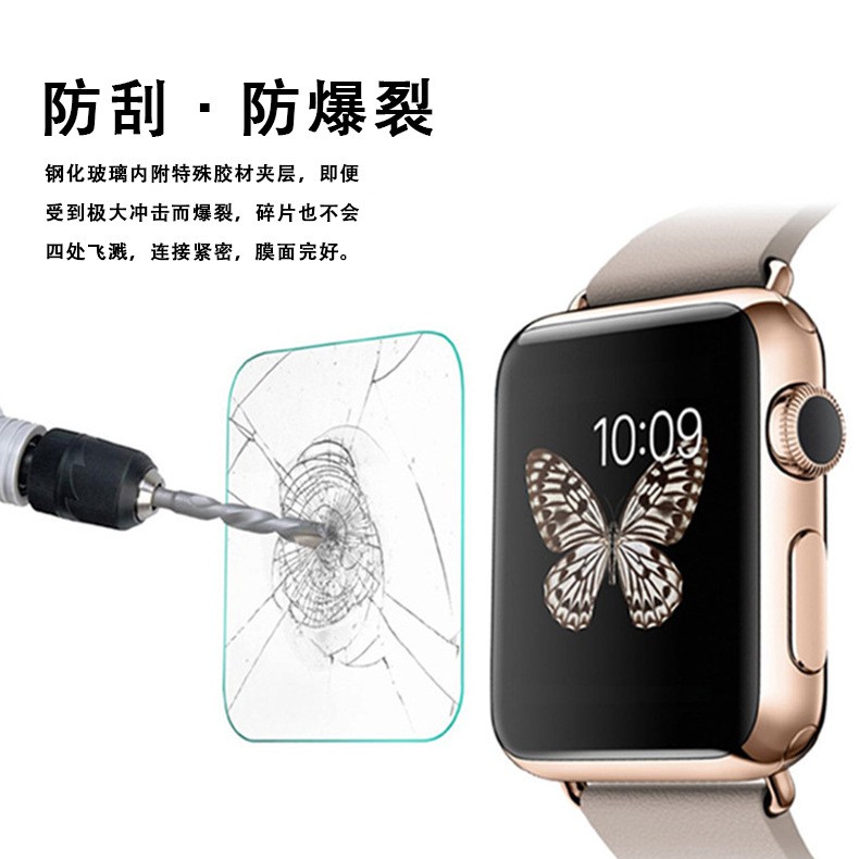 Kính Cường Lực Bảo Vệ Màn Hình Đồng Hồ Thông Minh Apple Watch 1 / 2 / 3 / 4 / 5