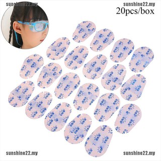 20 Cái / bộ Trẻ Em Miếng Dán Mắt Kính amblyopia Y Tế Mềm Có Thể Tái Sử Dụng Chỉnh Hình