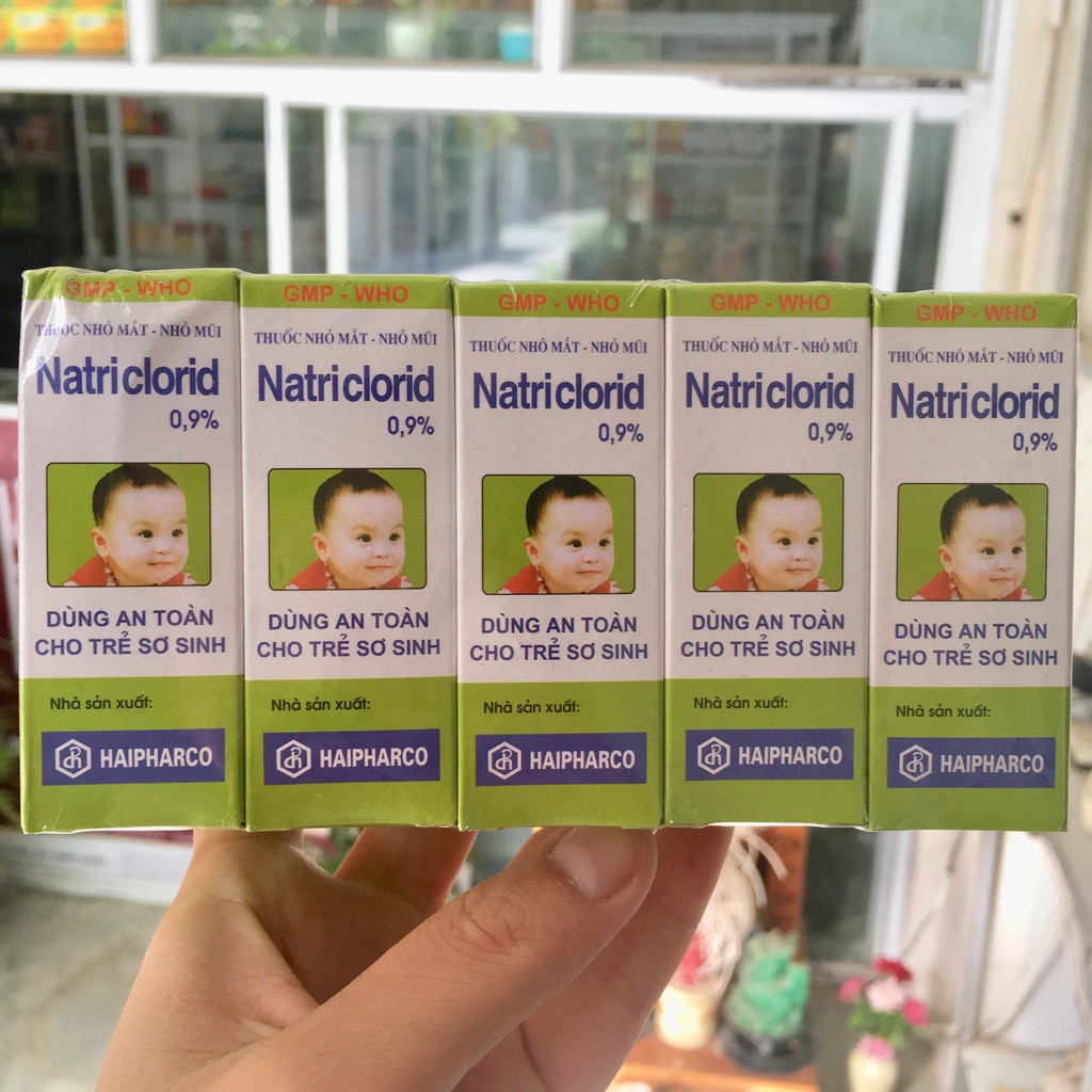 Nước muối sinh lý cho bé