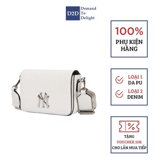 [CÓ SẴN - ẢNH THẬT] 🔥 Túi M.L.B M.onogram H.oodie Bag N.Y Y.ankees Unisex (FULL BOX TAG) 🔥
