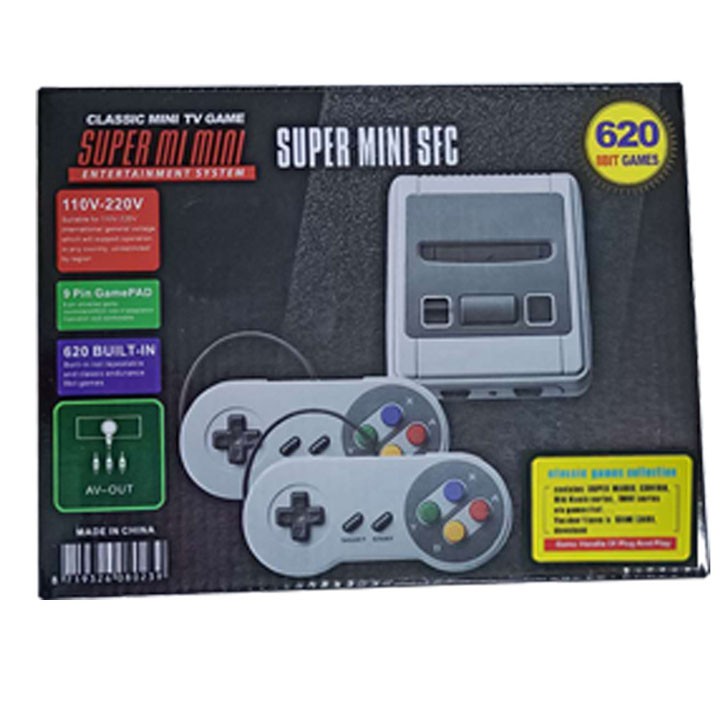 Video TV Máy Chơi Game SUPER NES Classic Phiên Bản Máy NES Mini FSC Retro Đôi tay cầm chơi game Tích Hợp 620trò