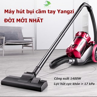 Máy hút bụi cầm tay ĐỜI MỚI NHÂT máy hút bụi YANGZI cao cấp, Công suất 1400W, lực hút 17000Pa, chạy êm độ ồn dưới 72db