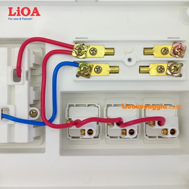 Bảng Điện Nổi LiOA, Taplo ráp sẵn Lioa 15A Có 3 Ổ Cắm, 3 Công Tắc Và 2 Công Tắc - hàng loại tốt chính hãng, có sẵn