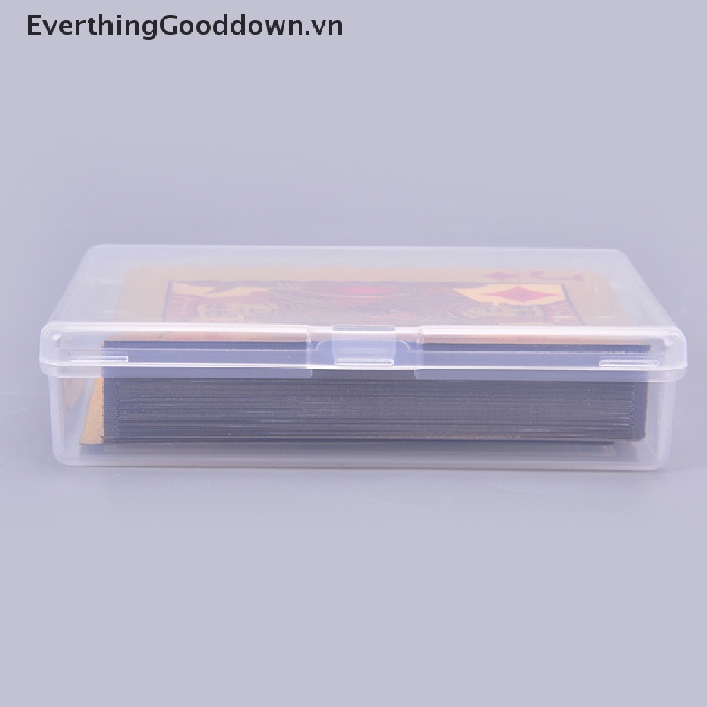 Bộ 4 Hộp Nhựa Trong Suốt Đựng Thẻ Bài 10 * 7cm