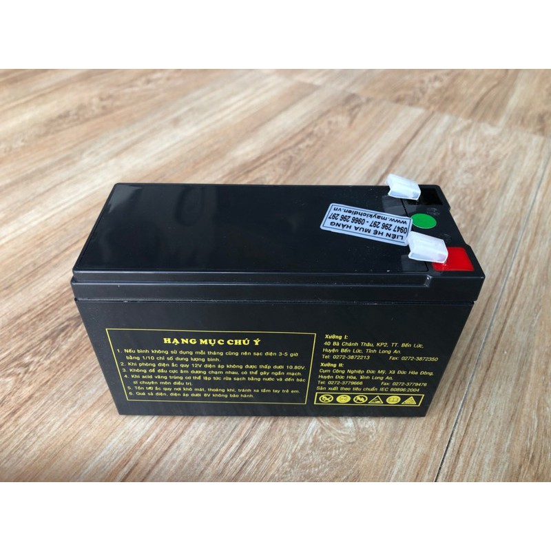 Bình ắc quy GLOBE 12V - 7.5A