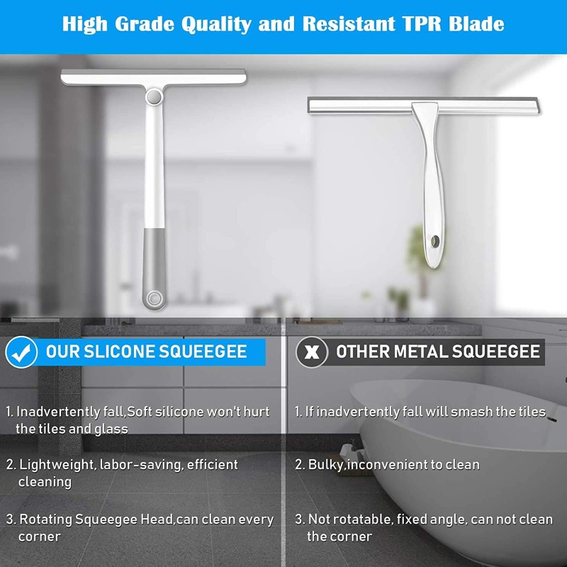 Dụng Cụ Gạt Nước Vệ Sinh Cửa Kính Tiện Lợi