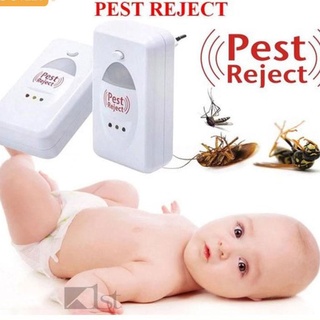 Thiết Bị Đuổi Côn Trùng Pest Reject - Máy Đuổi Chuột , Gián , Côn Trùng Bằng Sóng Âm - Bảo Hành 12 Tháng