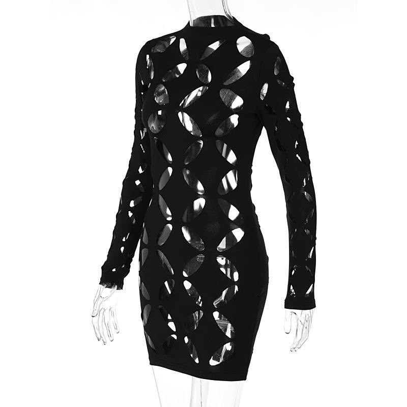 Đầm Cổ TròN DàI Tay GợI CảM Cho Nữ