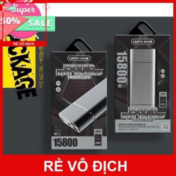 PIN DỰ PHÒNG 15.800mAh CASTU K5