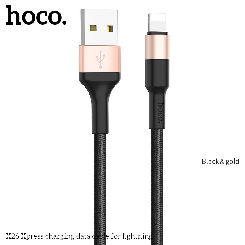 Cáp Sạc Nhanh Dây Dù Hoco X14 Iphone/Ipad/Androi/TypeC Chính Hãng 1M/2M