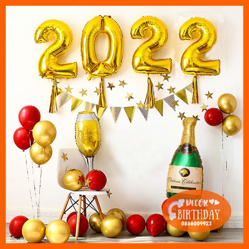 Set Trang Trí Lễ Hội SIÊU RẺ Trang Trí Noel, Lễ Tết, Chúc Mừng Ngày 8/3 - 20/10 - 20/11 Tặng Kèm Đồ Bơm Băng Dính