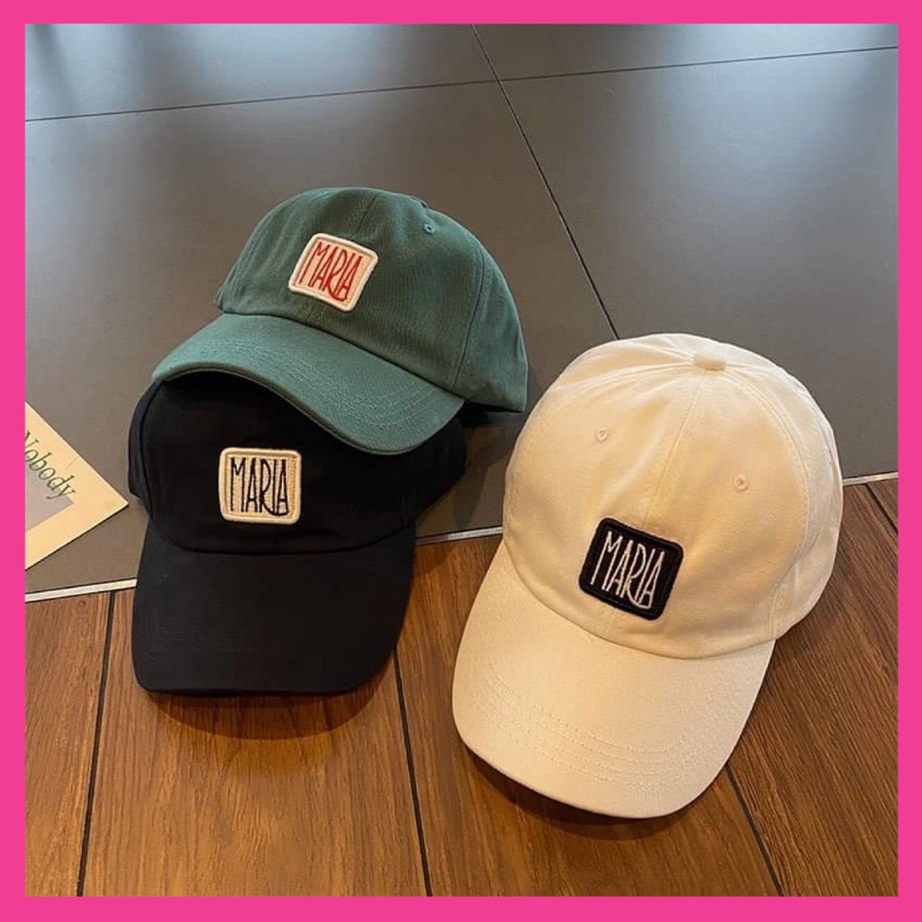 Mũ lưỡi trai Maria cao cấp_ Nón kết nam nữ ulzzang Unisex thời trang cao cấp sv-39