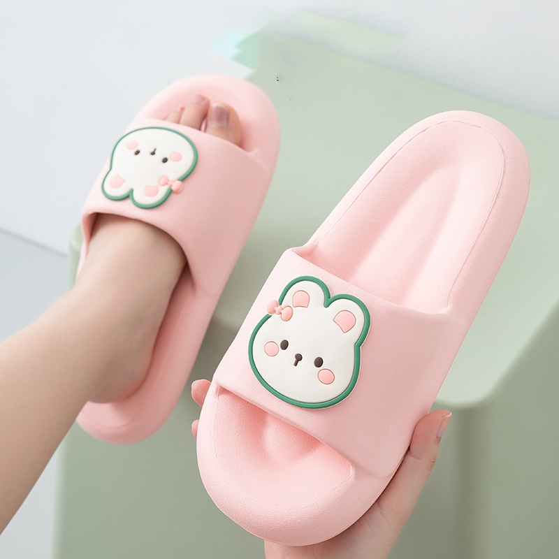 Dép Bánh Mì Hình Thỏ Siêu dày siêu cute nhiều màu Hot hit