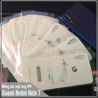 MIẾNG DÁN PPF MẶT SAU CHO XIAOMI REDMI NOTE 7
