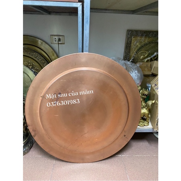 Mâm Đồng ăn cơm mâm đồng đỏ 40cm ,50cm ,60cm