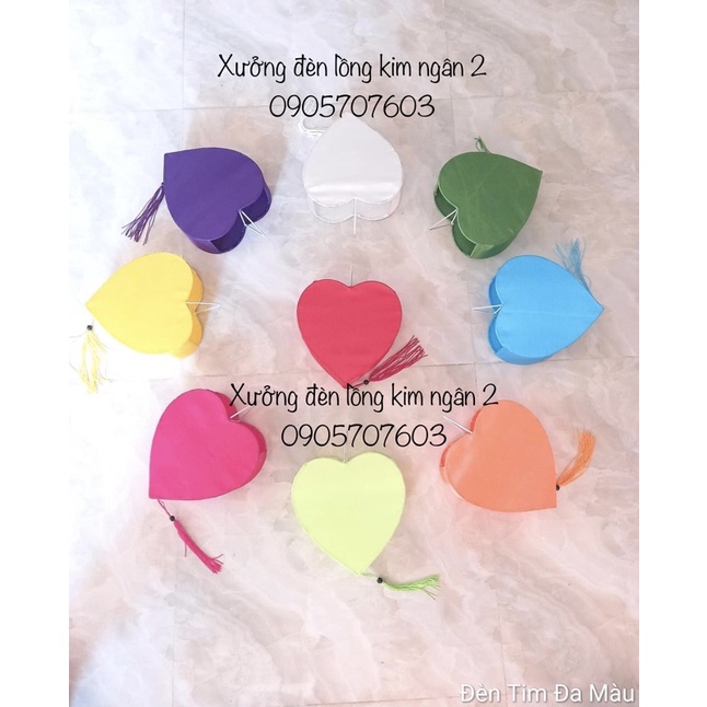 Đèn lồng hội an hình trái tim khung sắt cực đẹp trang trí tết quán coffe trà sữa nhà hàng khách sạn