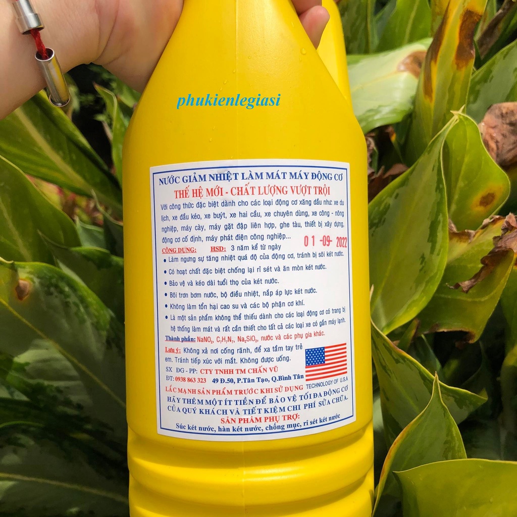 Nước làm mát Rocket 999 4L loại 4lít