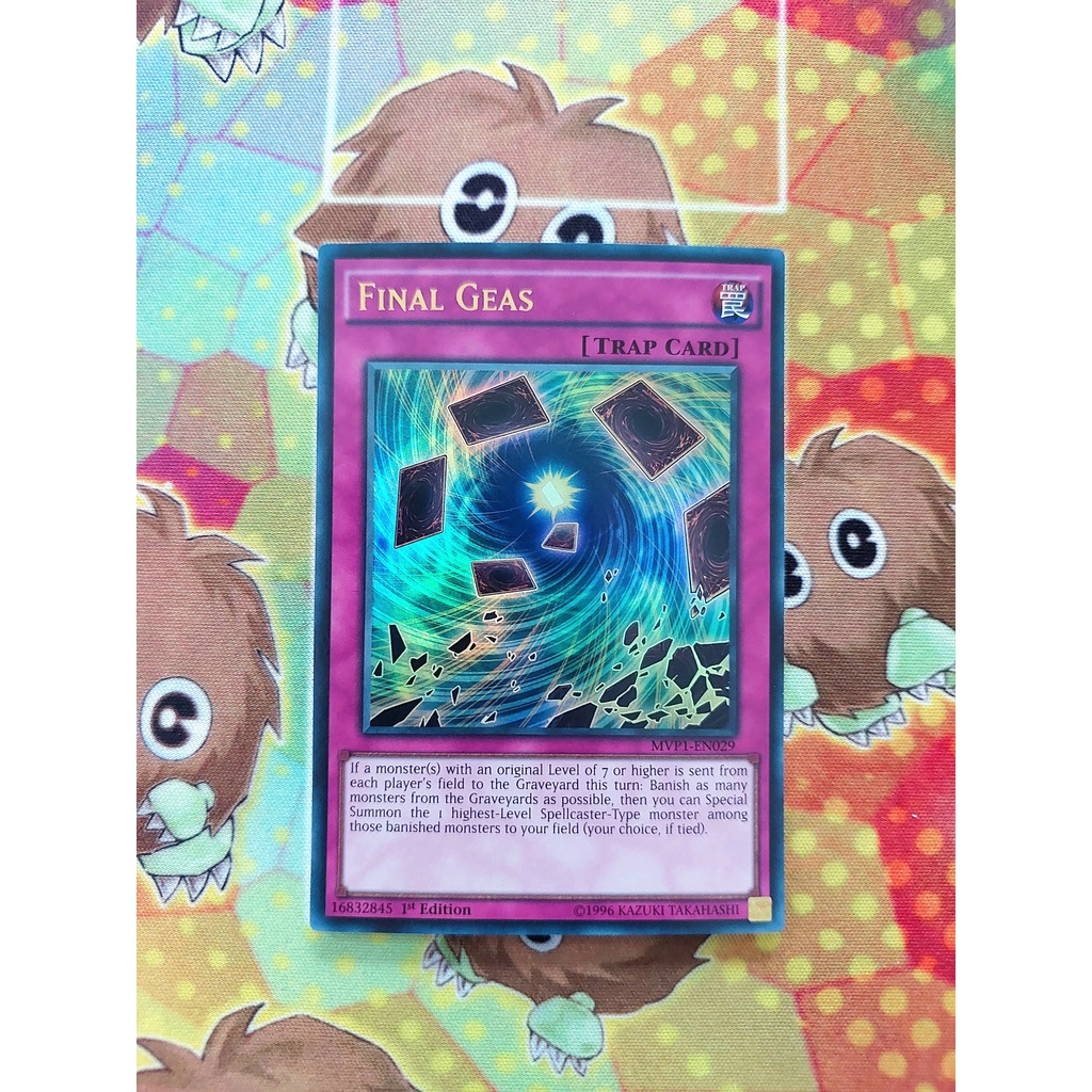 THẺ BÀI YUGIOH Trap Final Geas - MVP1-EN029 - Ultra Rare