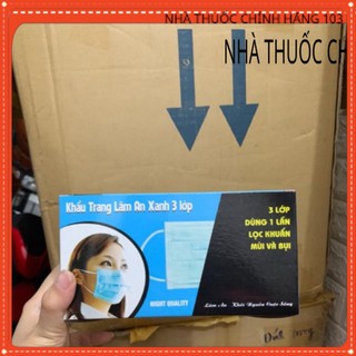 [auth] Khẩu trang y tế 🔺FREESHIP🔺 3 lớp tiệt trùng 50 chiếc màu trắng