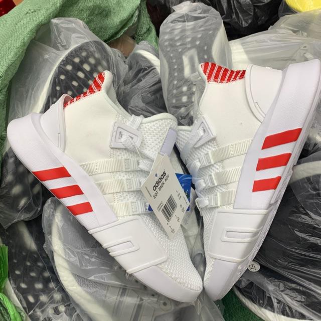 LV-NEW ⚡ XIÊU SALE- Giầy EQT trắng đỏ 1:1 ( full box + free ship ) CKV ✔️ : : : 🔥 XIÊU RẺ ☯ *. ; ) * ^ ' . ˢ