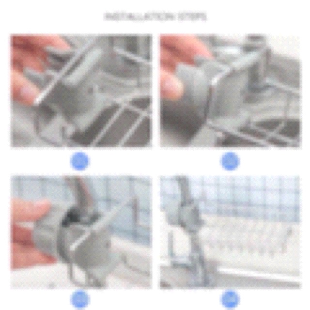 [Phụ kiện nhà bếp] Giá Kệ inox để đồ rửa chén bát gắn vòi nước tiện lợi