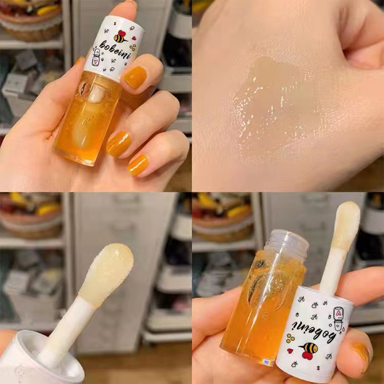 ✨✨Son dưỡng môi BOBEINI chiết xuất mật ong/đào/sữa mật ong dưỡng ẩm chống nứt nẻ