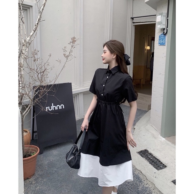 Váy sơ mi ulzzang taobao