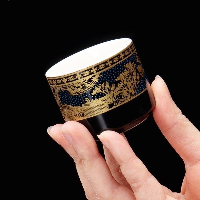 Bộ Ấm Chén Pha Trà Cối Xay 15 SM005 Cảnh Trấn Thanh Di