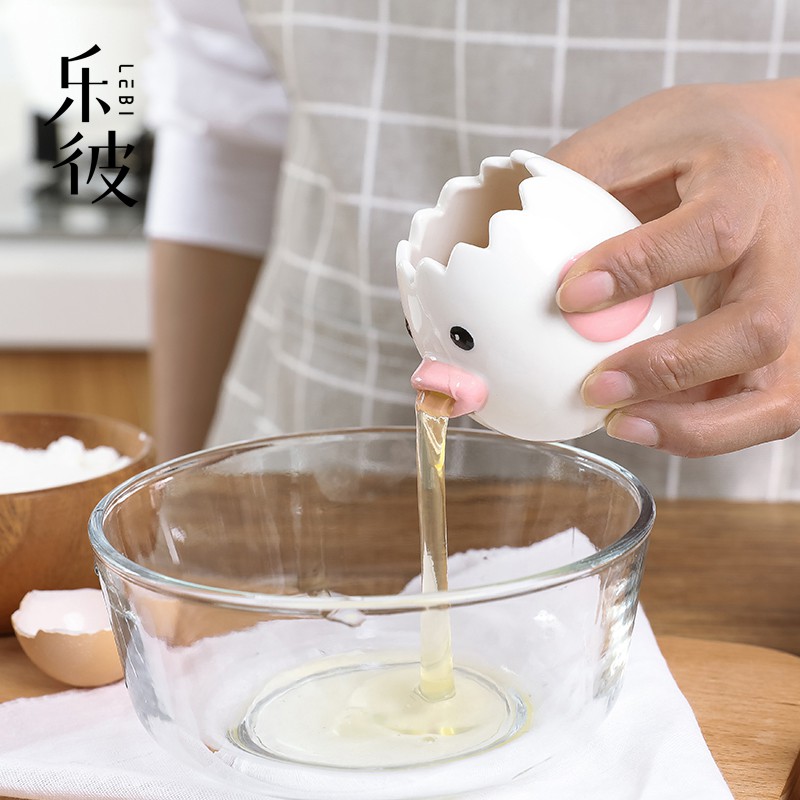 Dụng cụ tách lòng đỏ trứng hình thú đáng yêu