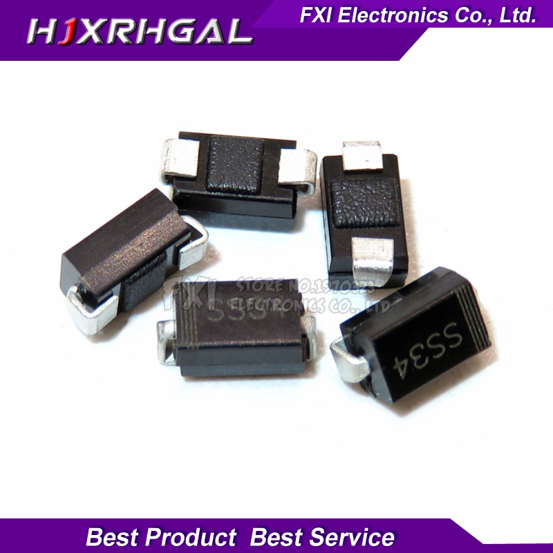 Bộ 100 Linh Kiện Điện Tử 1n5822 Smd Sma Do-214Ac In5822 Sctky Ss34