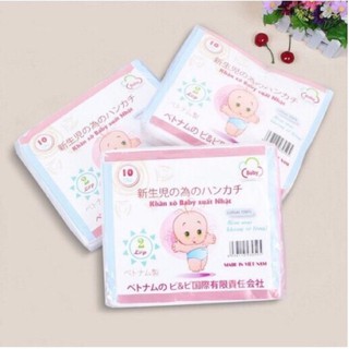 Khăn sữa, khăn Xô 2 lớp,10 chiếc Khăn sữa