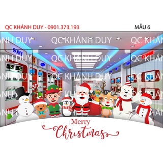 Decal Trang Trí Noel