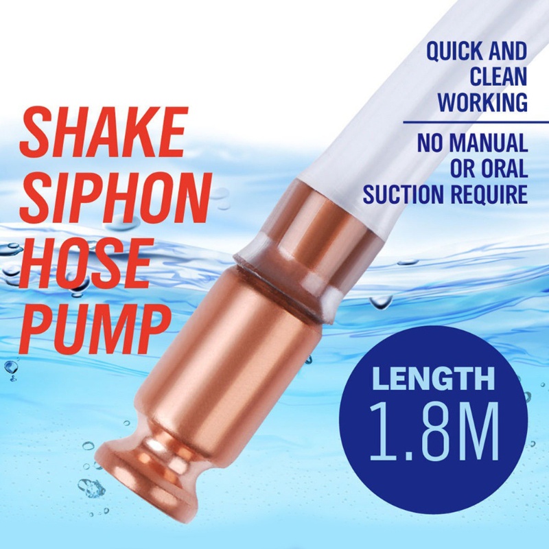 Ống Bơm Nhiên Liệu / Nước Tự Ngắt Đa Năng An Toàn