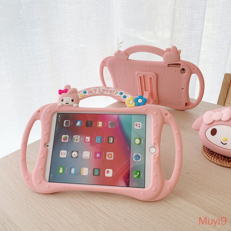 Bao Da Máy Tính Bảng In Hoạt Hình Melody Đáng Yêu Cho Ipad 2018 Mini1/ 2/ 3/ 4/ 5 6/
