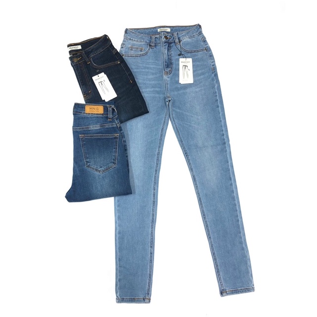 Jean nữ vnxk lưng cao và co giãn mạnh | BigBuy360 - bigbuy360.vn