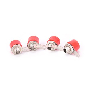 Jack bắp chuối cái 4mm - 1 cặp đỏ đen