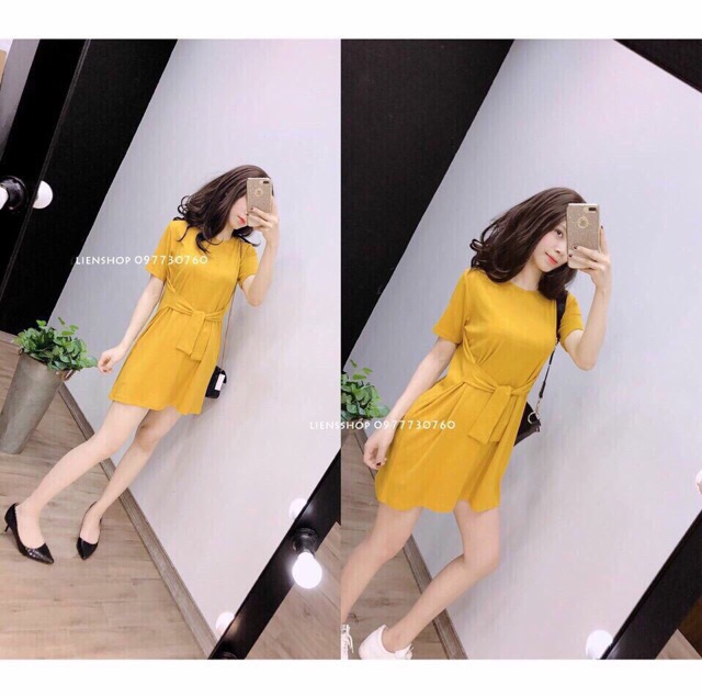 Váy thắt nơ eo loại đẹp | BigBuy360 - bigbuy360.vn