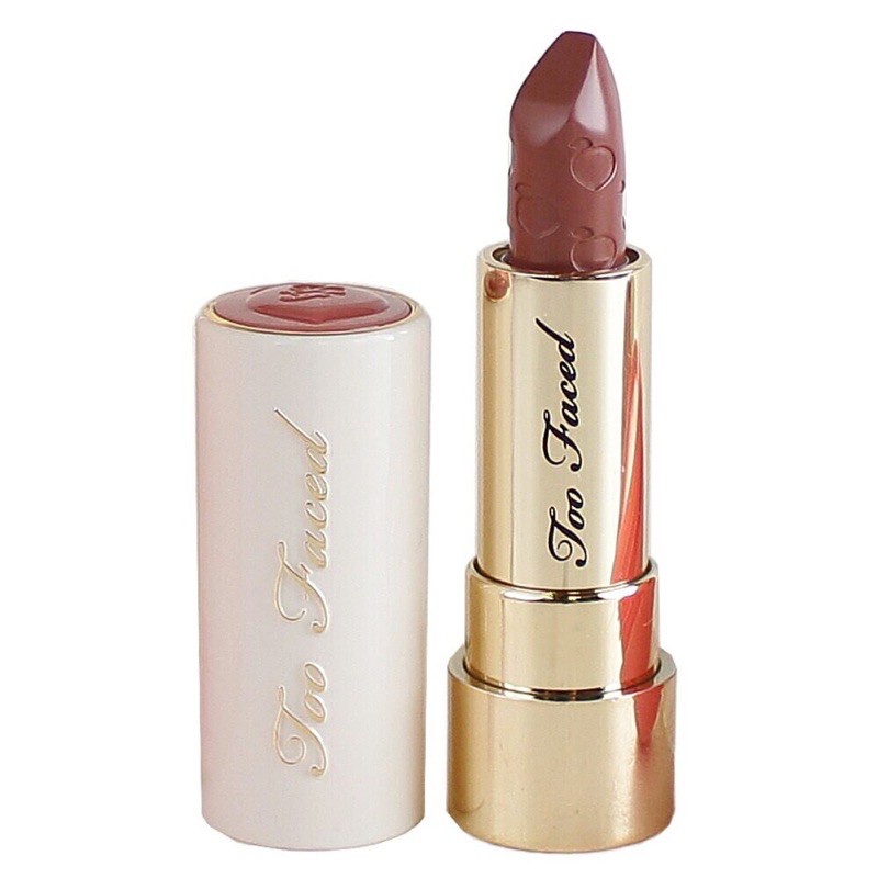 Son Too Faced Peach Kiss Lipstick màu Sex on the peach 1g