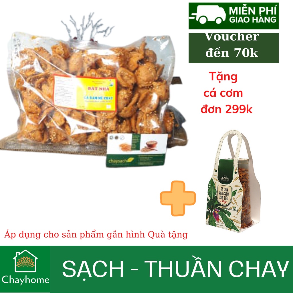 [500g] Gà chay ram mèBátNhãThơm giòn-Chayhome- Thực phẩm chay/ đồ chay/ gà chay +TẶNG Chà bông Chay Âu Lạc đơn 299k | BigBuy360 - bigbuy360.vn
