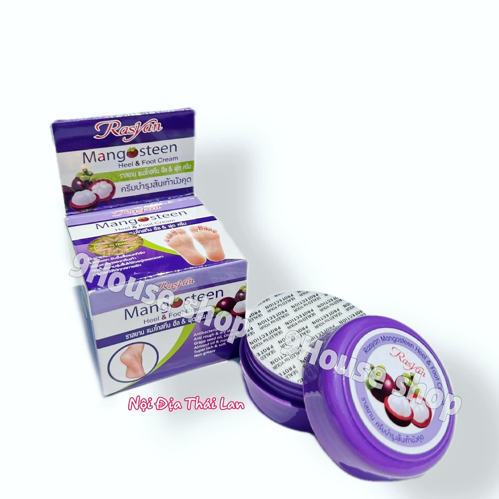 01 Hộp Kem Dưỡng Phục Hồi Gót Chân Măng Cục Rasyan Thái Lan 13gram