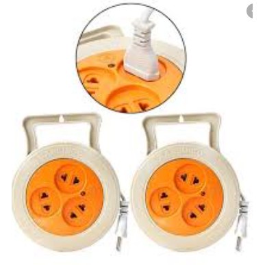 Ổ CĂM ĐIỆN XOAY TRÒN 3 LỔ CẮM, DÂY 5M - 528