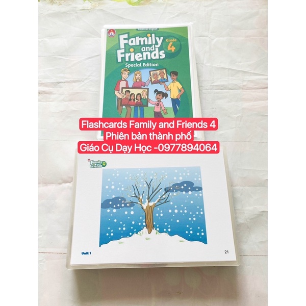Flashcards  Thẻ Tiếng Anh Family and Friends Special 1-2-3-4-5 phiên bản thành phố